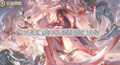 王者荣耀成年礼包领取位置介绍