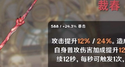 鸣潮裁春怎么样
