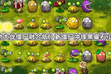 《植物大战僵尸融合版》新僵尸冲锋黑曜石小鬼