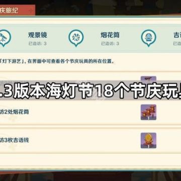 《原神》5.3版本海灯节18个节庆玩具位置一览