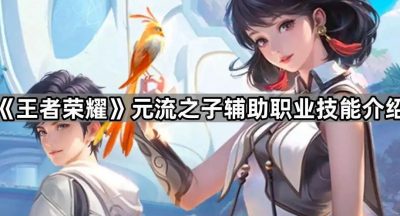 《王者荣耀》元流之子辅助职业技能介绍