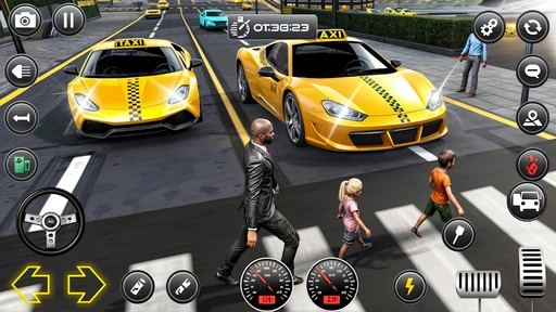 疯狂汽车出租车模拟器(Sports Car Taxi Simulator)